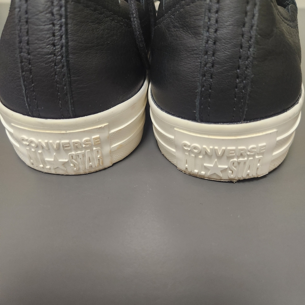 Converse CTAS OX Frilly Thrills Sneakers Black Sz 6.5 - Picture 9 of 11